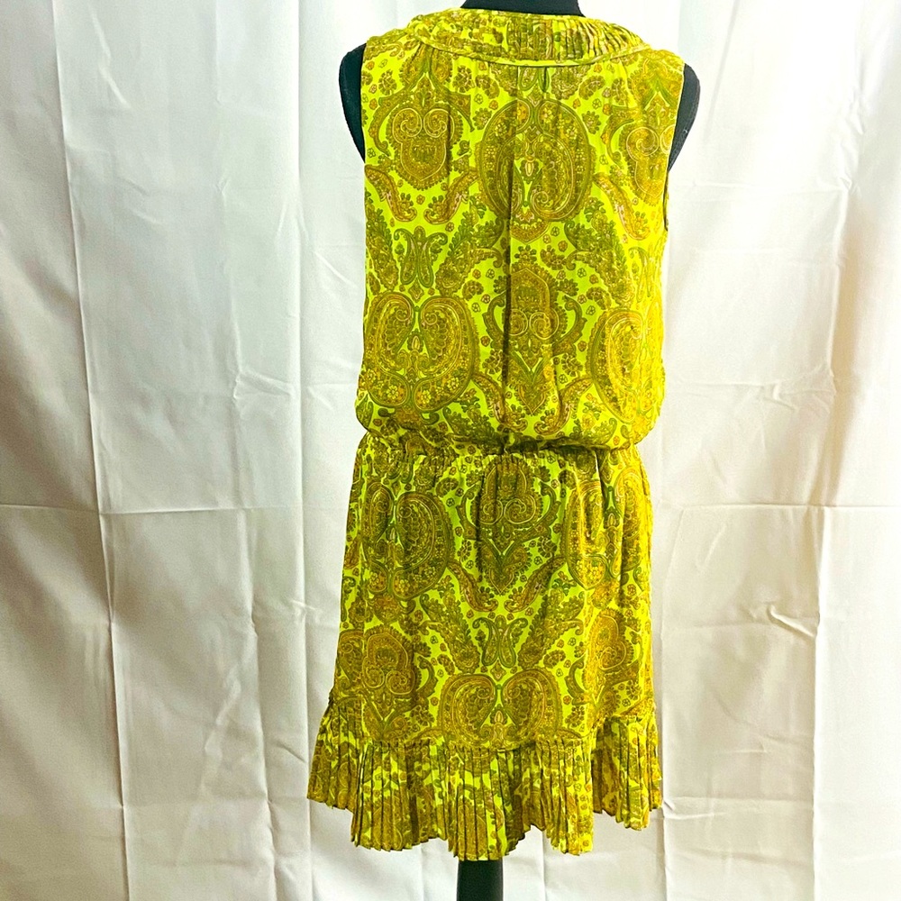 Banana Republic Neon MOD Paisley Retro Dress - Picture 3 of 6